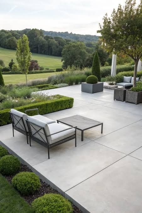 concrete patio